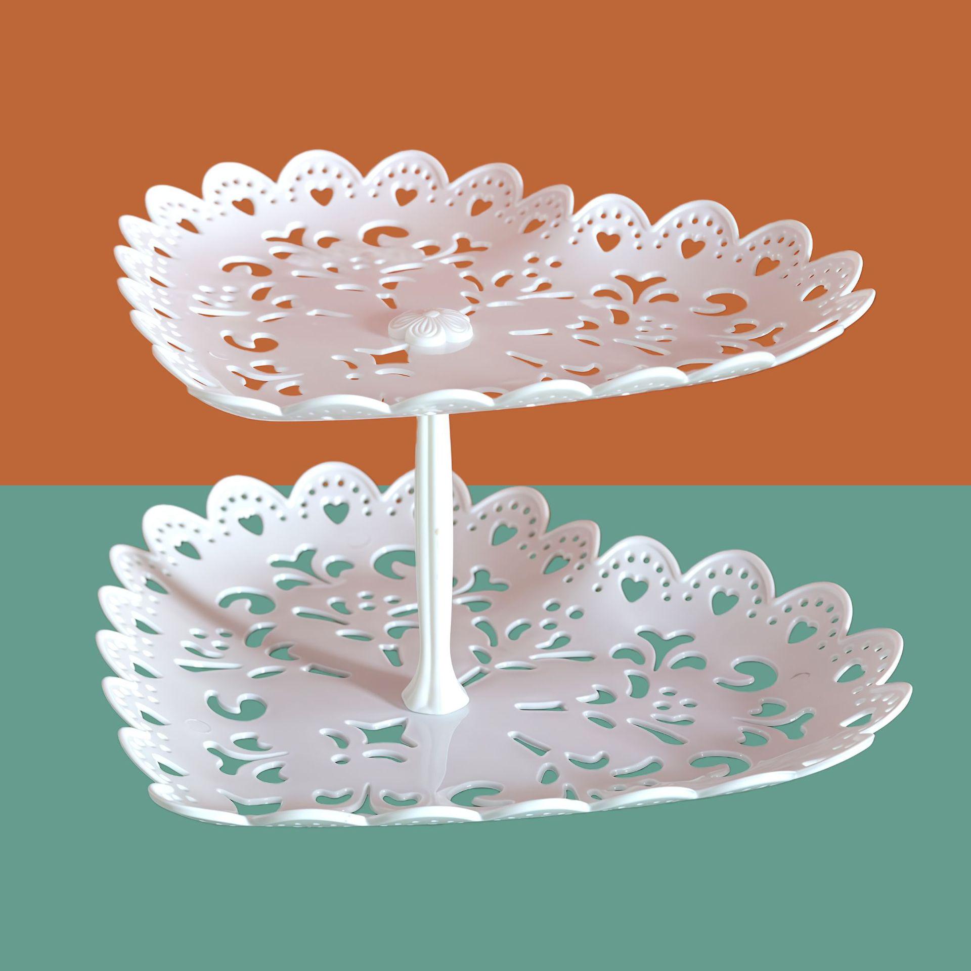 Elegant European-Style Snack and Dessert Display Plate