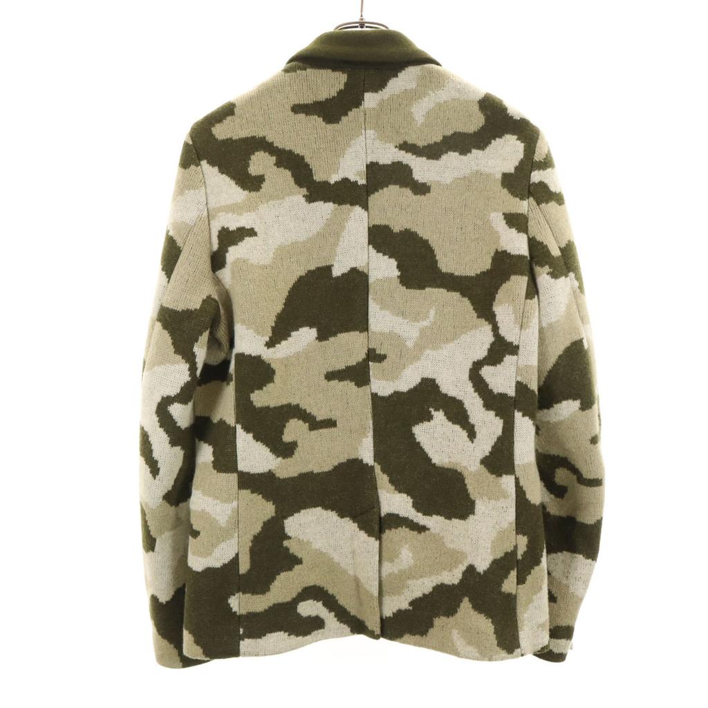 03 by KNITT03 Made in Japan 100% wool Camouflage knit tailored jacket 3 Men's Used