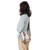 Ethnic-style Retro Small Backpack for Women, Multi-functional Zipper Crossbody Bag, Casual Small Backpack
