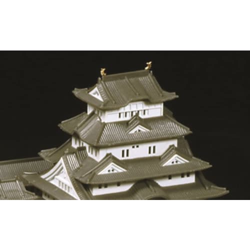 Doyusha 1/500 Japan's Famous Castles Standard Himeji Castle Plastic Model S-21 Molded Color