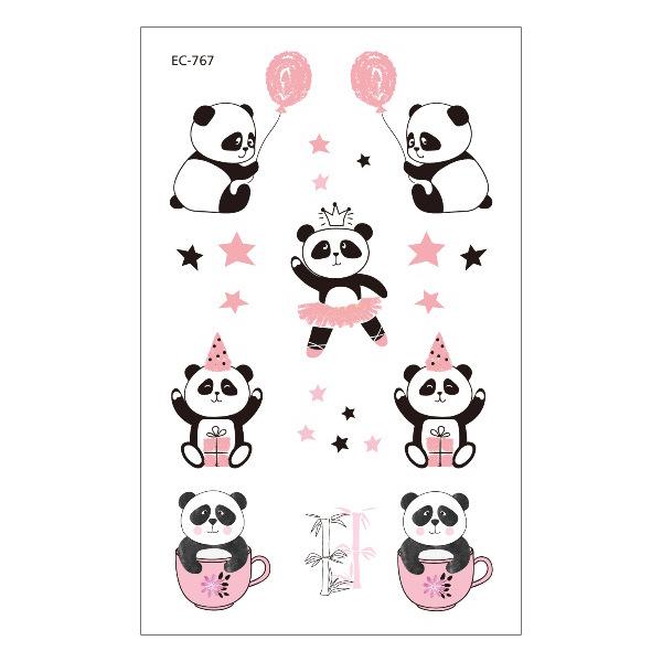 Children's Waterproof Princess Cartoon Tattoo Stickers for Birthday Parties