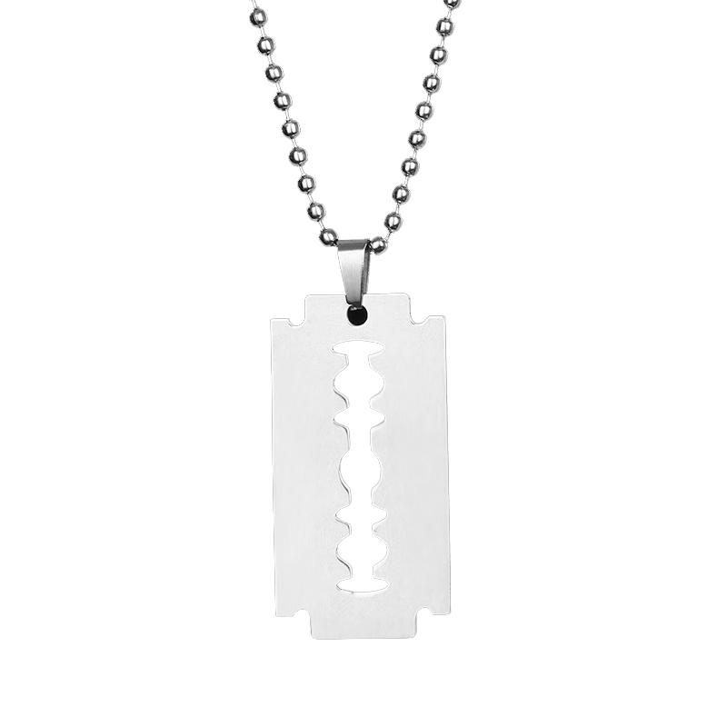 Stainless Steel Cross Pendant Necklace for Men Women Minimalist Jewelry Male Female Prayer Necklaces Chokers  Jewelry