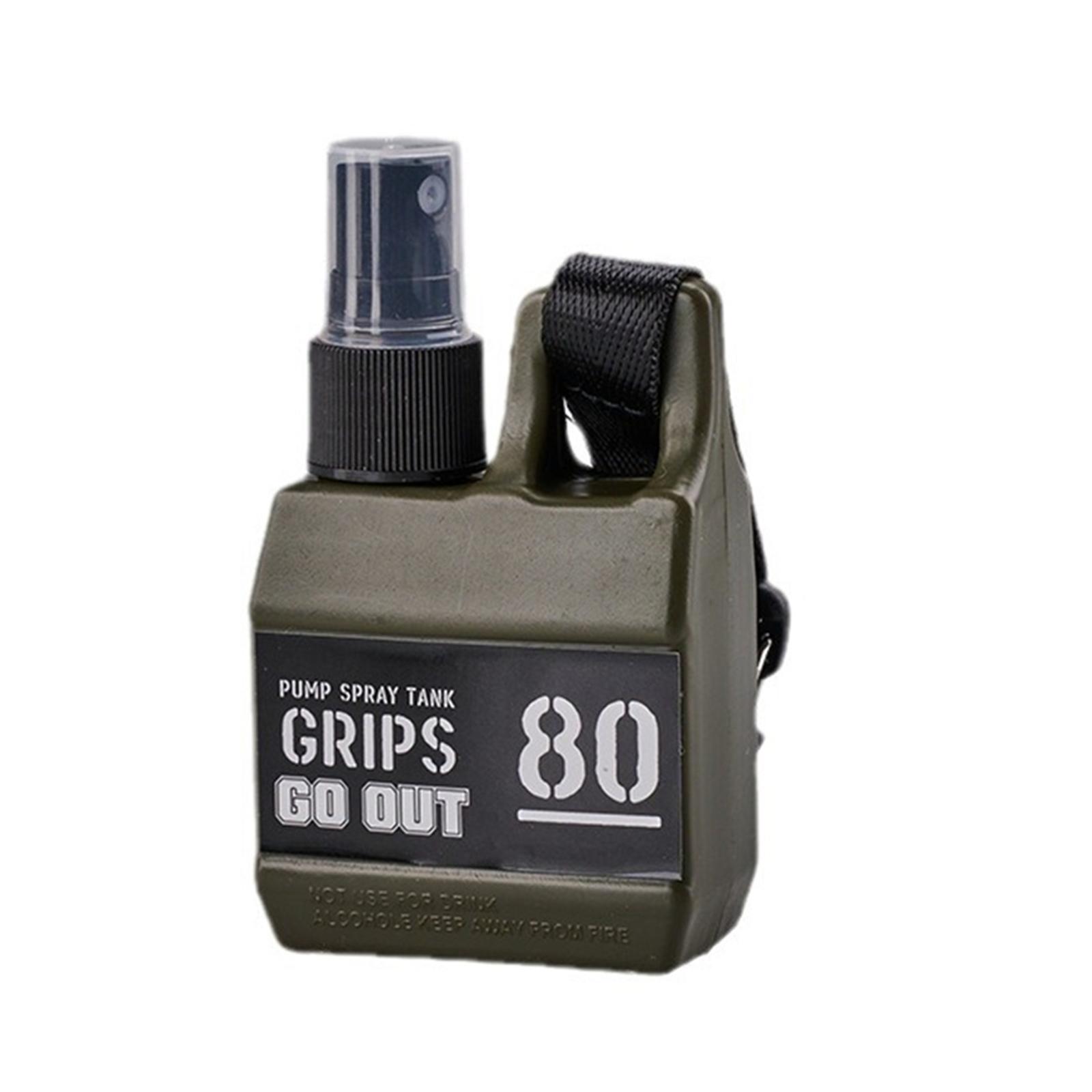 

Refillable Sprays Bottle with Hanging Buckle Outdoor Camping Hiking Sprays Bottle 80ml Perfumes Empty Cosmetic Container армія зелений колір