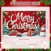 Christmas Party Banner Holiday Print Winter Holiday Banner Xmas Celebration Background Star Decorations Xmas Event Display