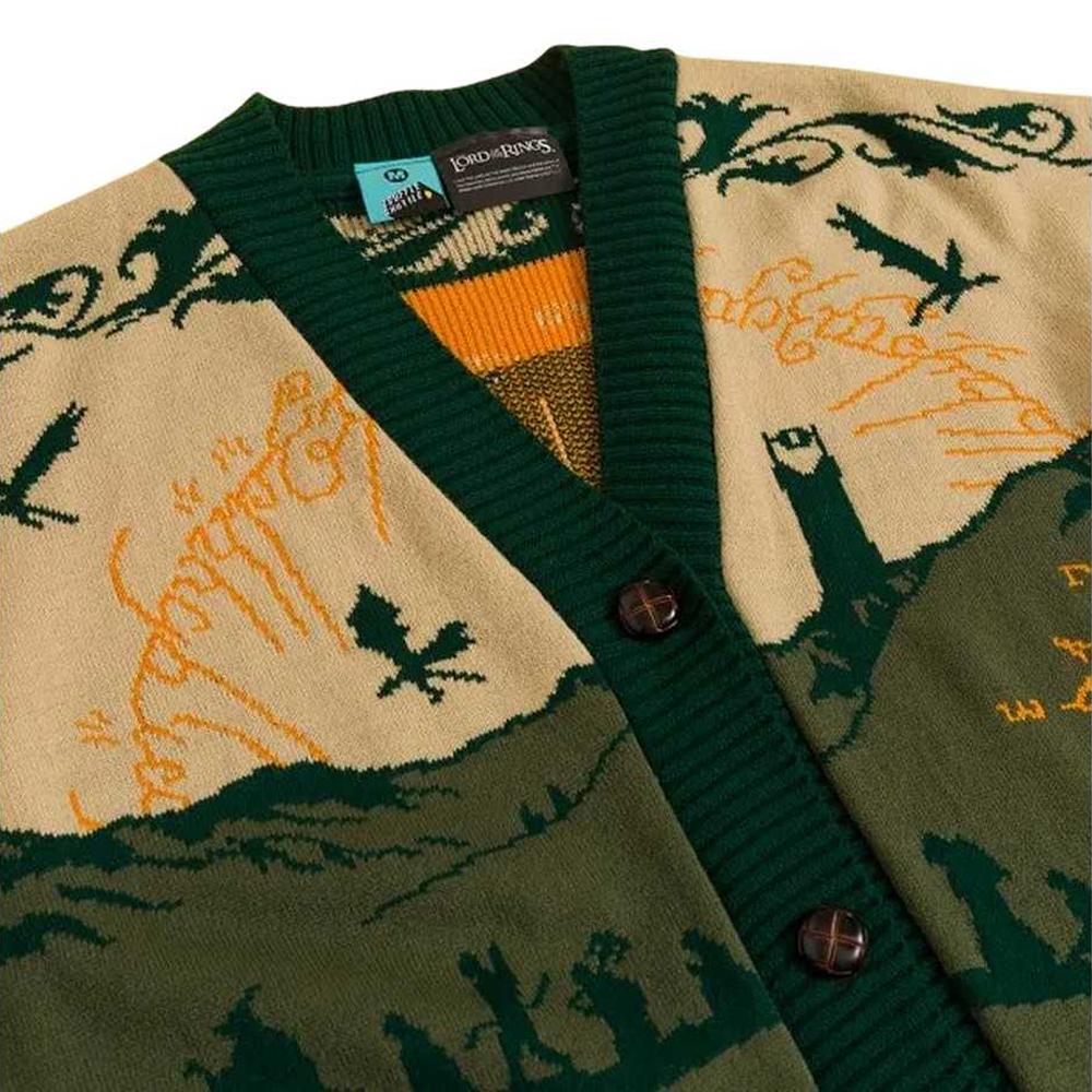 The Lord Of The Rings Unisex Adult Knitted Cardigan