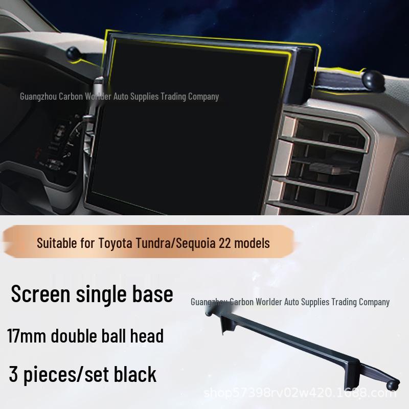 14-inch Tundra Sequoia Navigation Phone Holder with Ball Head Bracket & Wireless Charging