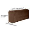 2Pcs Velvet Removable Armrest Covers Stretch Chair Sofa Arm Protectors Covers Armchair Covers Solid Color Couch Cover