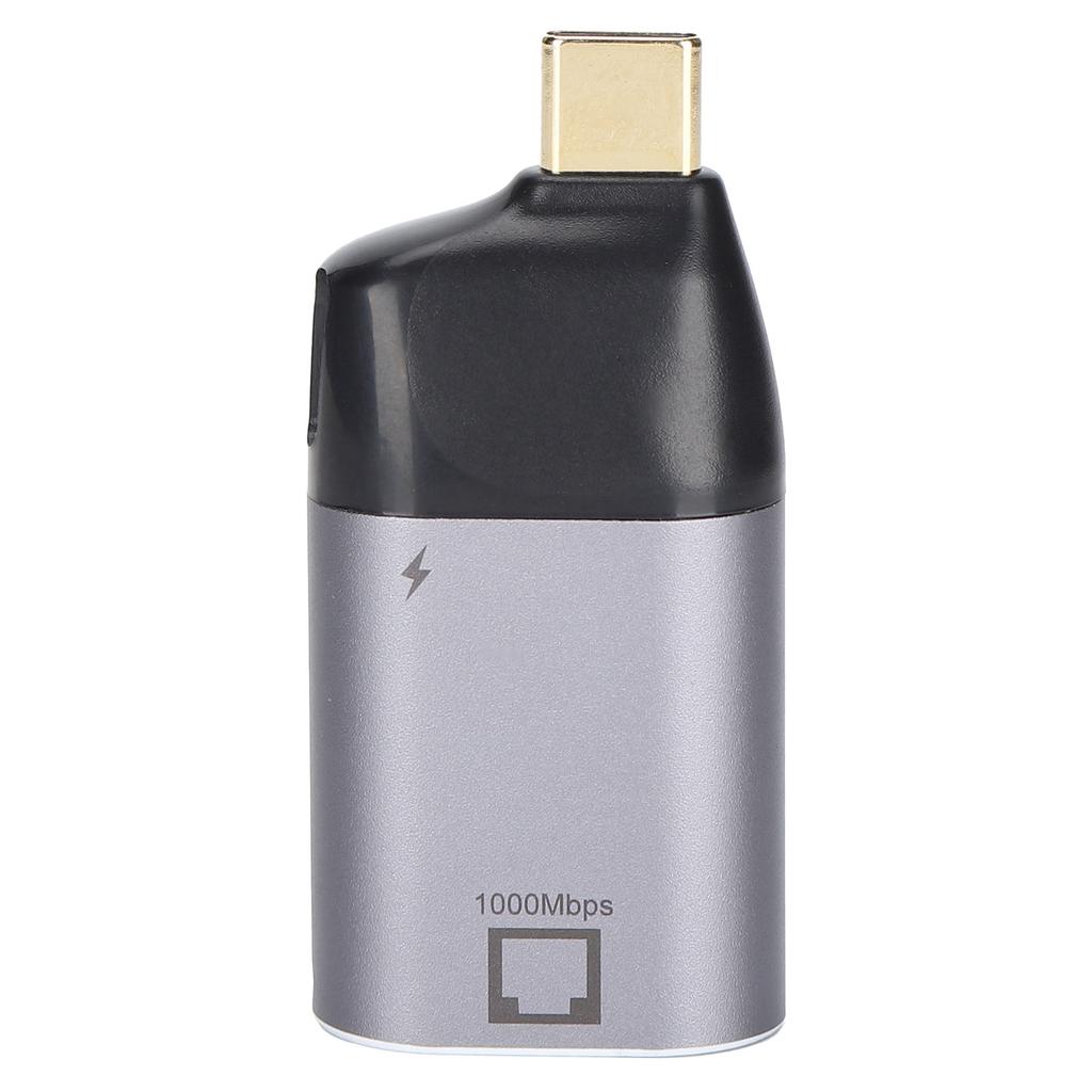 TypeC Male to RJ45 Female Adapter Portable TypeC to RJ45 Adapter Compatible for Windows Android OS X