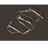 Car Stick Detector ABS Chrome Cover Trim Rear Back Tail Light Lamp Frame For Toyota Highlander 2015 2016 2017 2018