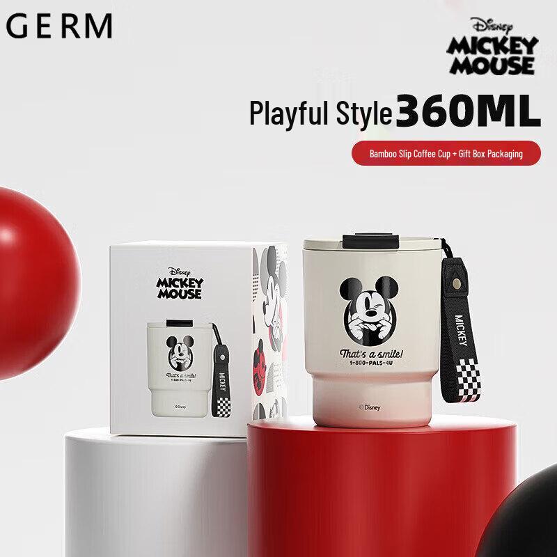 Germ Disney Mickey Insulated Travel Tumbler with Straw & Direct Drink