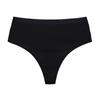 High-Waisted Tummy-Control Plus-Size Cotton Thong - Women's Sexy Summer Sport Underwear
