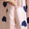 Women's Summer Modal Nightdress: Long Skirt with Short Sleeve Cardigan