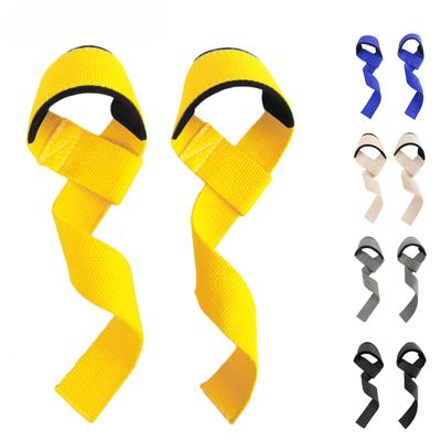 Weight Lifting Wrist Straps Bodybuilding Hand Grip Wrap Gym Workout Dumbbell Fitness Equipment Exercise Training Tool