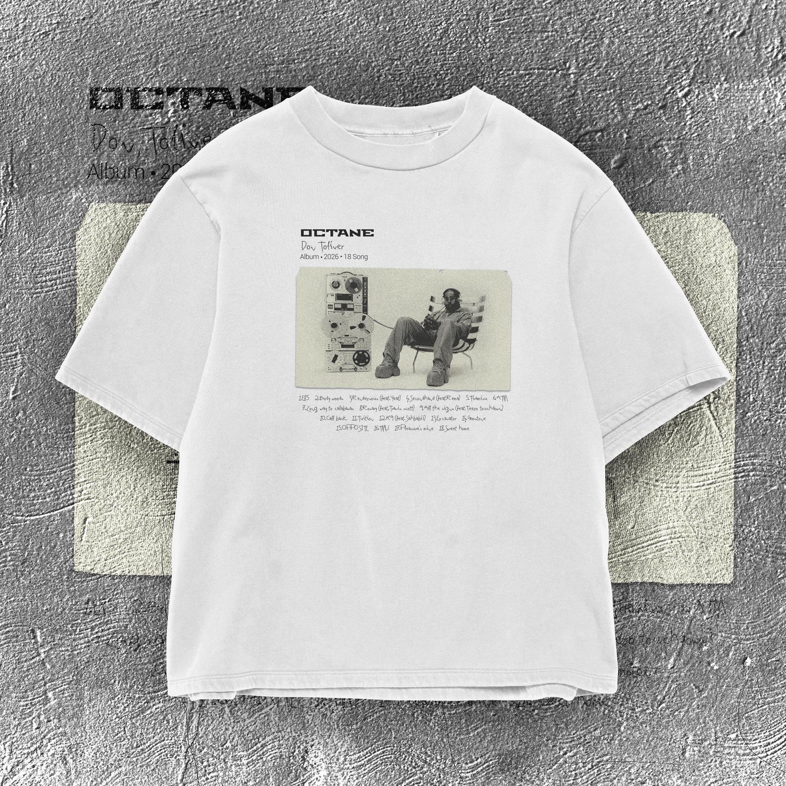 Don toliver Octane album 2026 T-shirt | Hiphop Streetwear tee 2XL