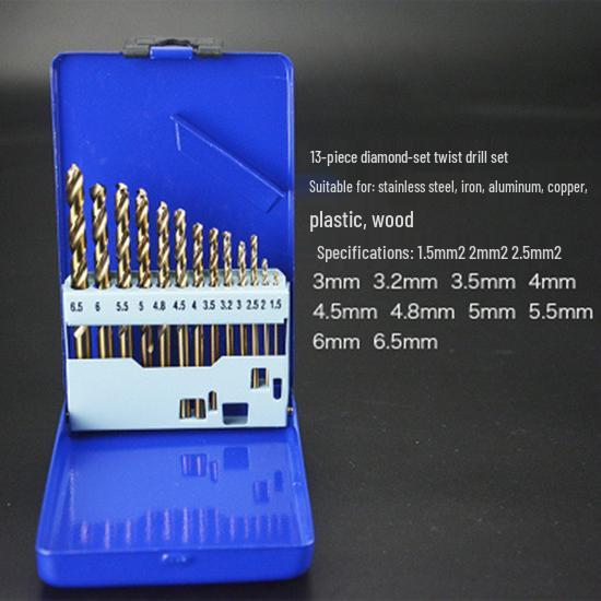 Kobalt Spiralbohrer Set für Edelstahl, Aluminium, Metall und Holz