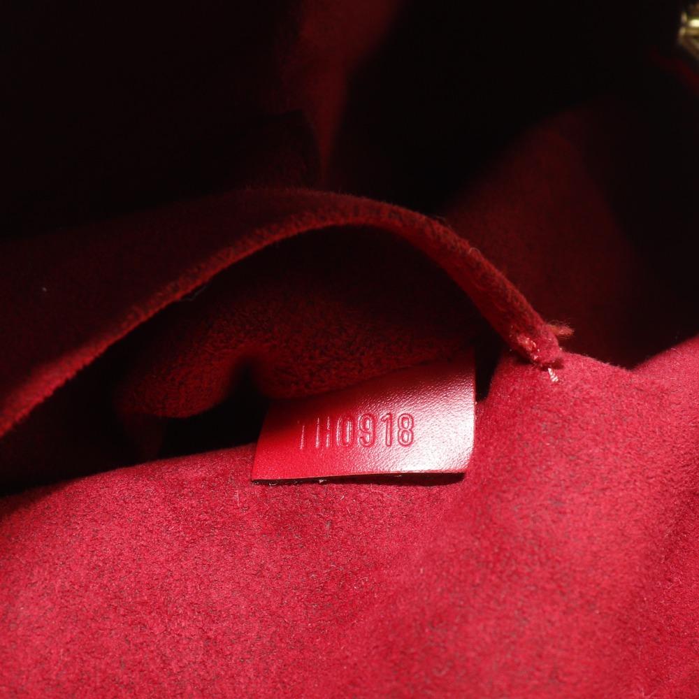 LOUIS VUITTON Jasmin Handbag M52087 Castilian red Red Epi Leather Women Used