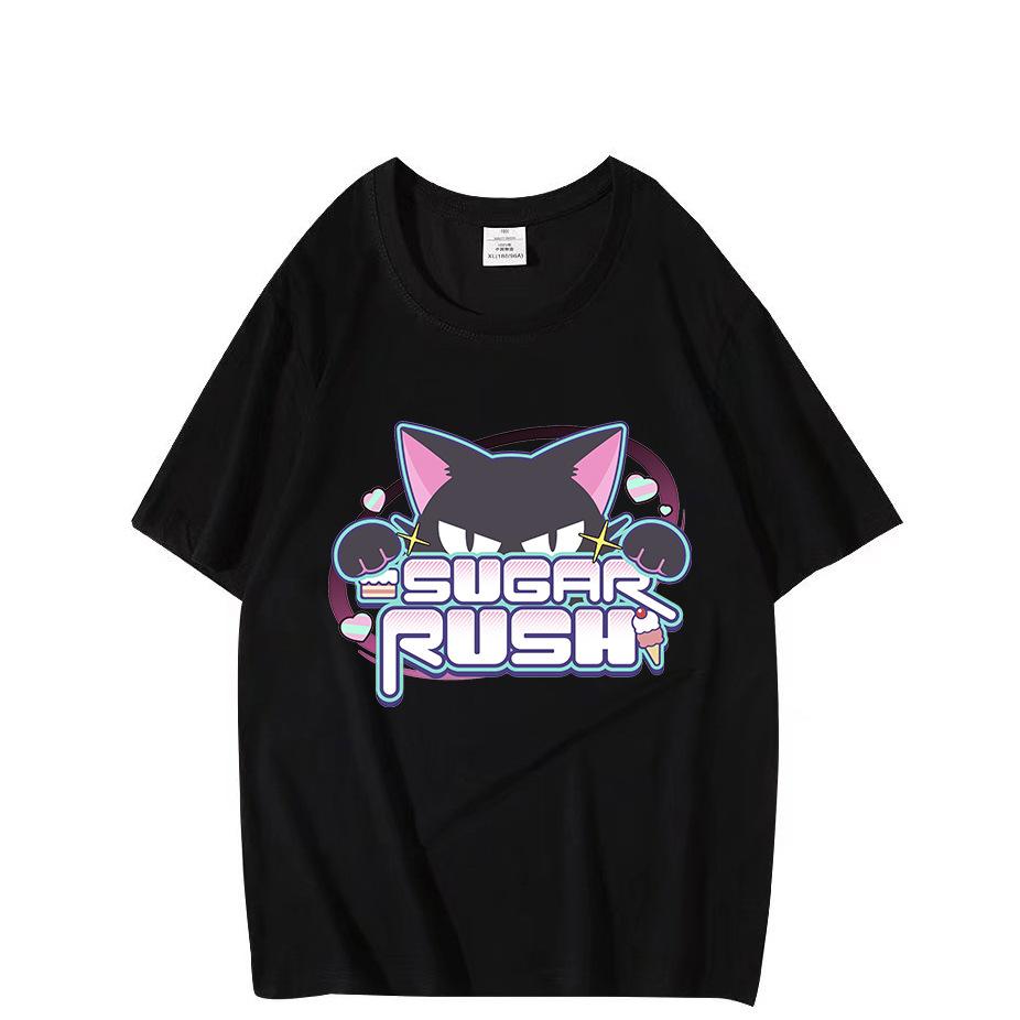 

Футболка в японском стиле Женская летняя одежда Y2k Девушки Уличная одежда Каваи одежда Повседневные топы с коротким рукавом Модная блузка 4XL