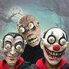 Schreckliche Vollgesichts-Clownmaske für Halloween-Partys und gruselige Kostüme, perfekt für Cosplay-Events
