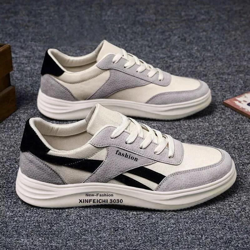 Spring and Autumn Canvas Men's Shoes Versatile Casual Sports Flat Shoes Low Top Outdoor Cloth Shoes