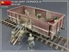 MiniArt German Army Gondola Freight Car with 5 Soldiers Plastic Model Kit MA35296 1/35 16.5-18t