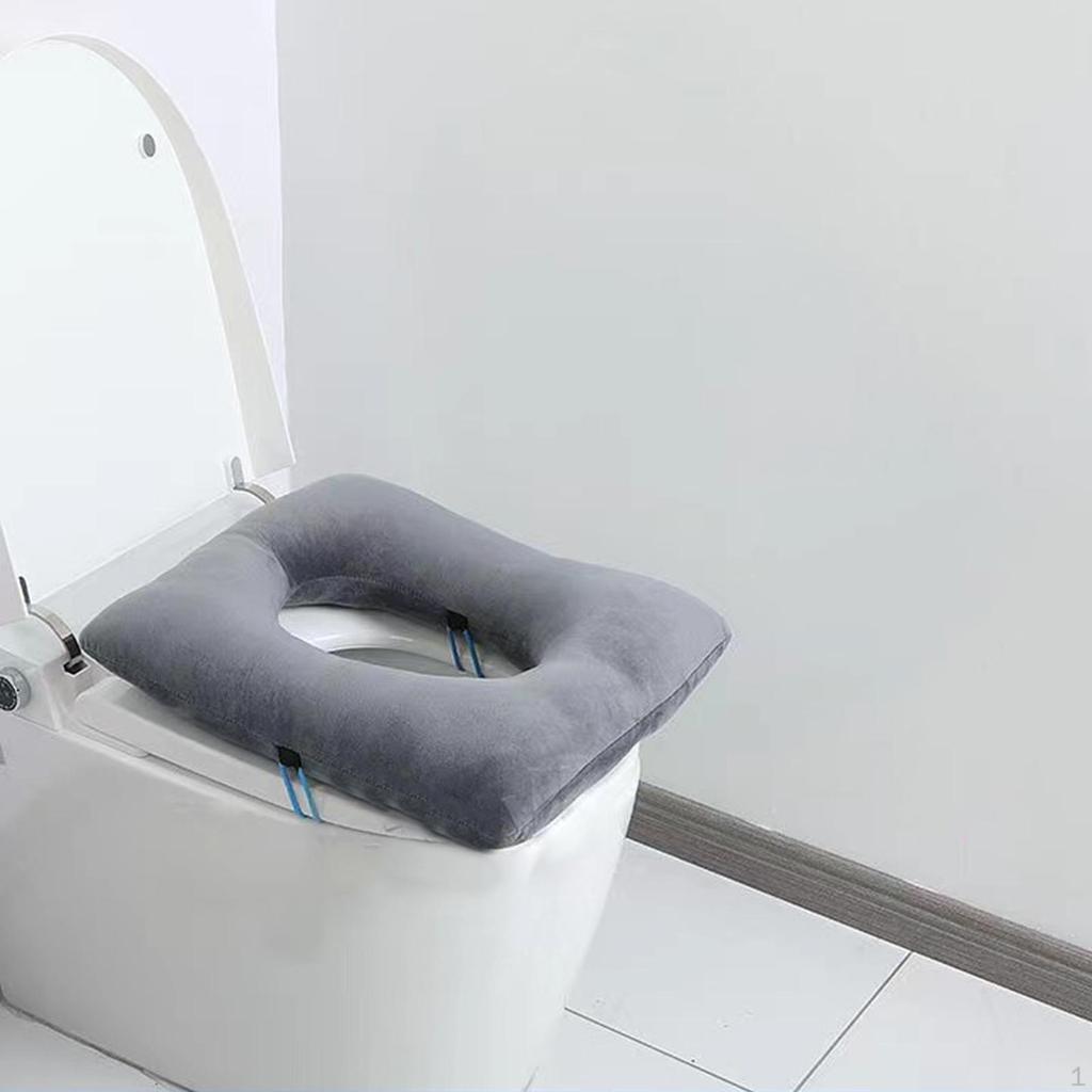 Pokrowiec na deskę sedesową, Uniwersalna poduszka, Krzesło toaletowe przyłóżkowe dla niepełnosprawnych