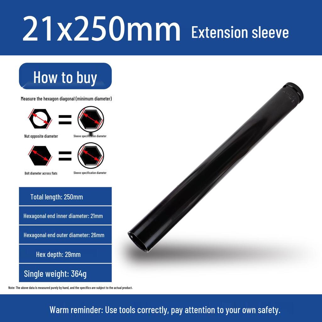 Electric Hex Impact Wrench Socket 1/2, 8-32 for Scaffolders & Carpenters