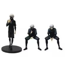 Tokyo Ghoul Kaneki Ken 3 styly Akční figurky 18-20 cm PVC Model Maska Ghoulů Soška Ozdoba Sbírka Hračky Dárky Pro fanoušky anime