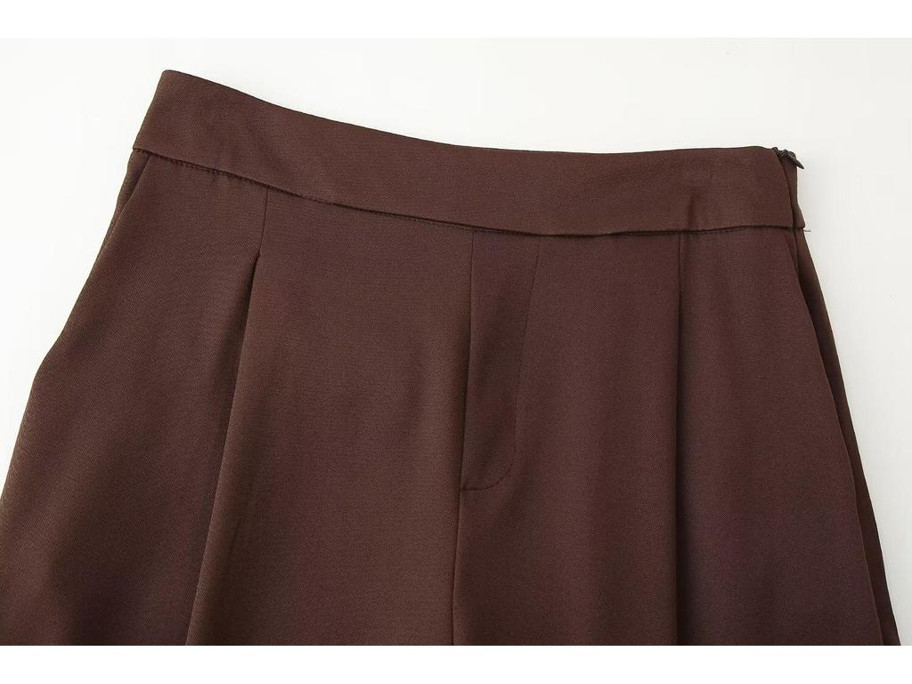 2025 Spring Women's European & American V-Neck Off-Shoulder Top with Long Pants