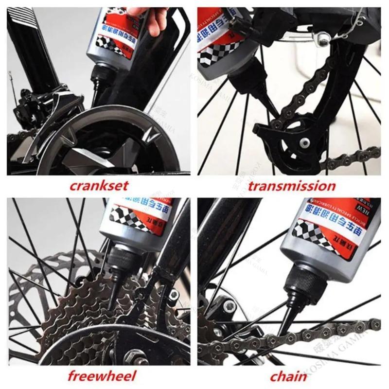 Anti-Rust Waterproof Bicycle Specific Lubricant Chain Gear Oiler MTB Bike Gear Lubrication Daily Maintenance Bike Accessories HD