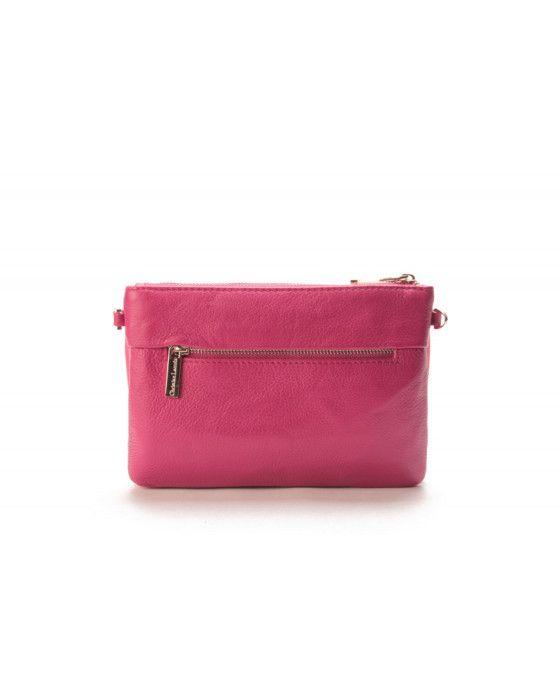 Sac - CHRISTIAN LACROIX - Pochette Bandoulière - Cuir de vachette - Rose