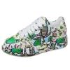 Damen-, Niedrig geschnitten, Freizeitschuhe, Graffiti-Druck, Sportschuhe, Schnürschuhe, Dicksohlig, Board-Schuhe