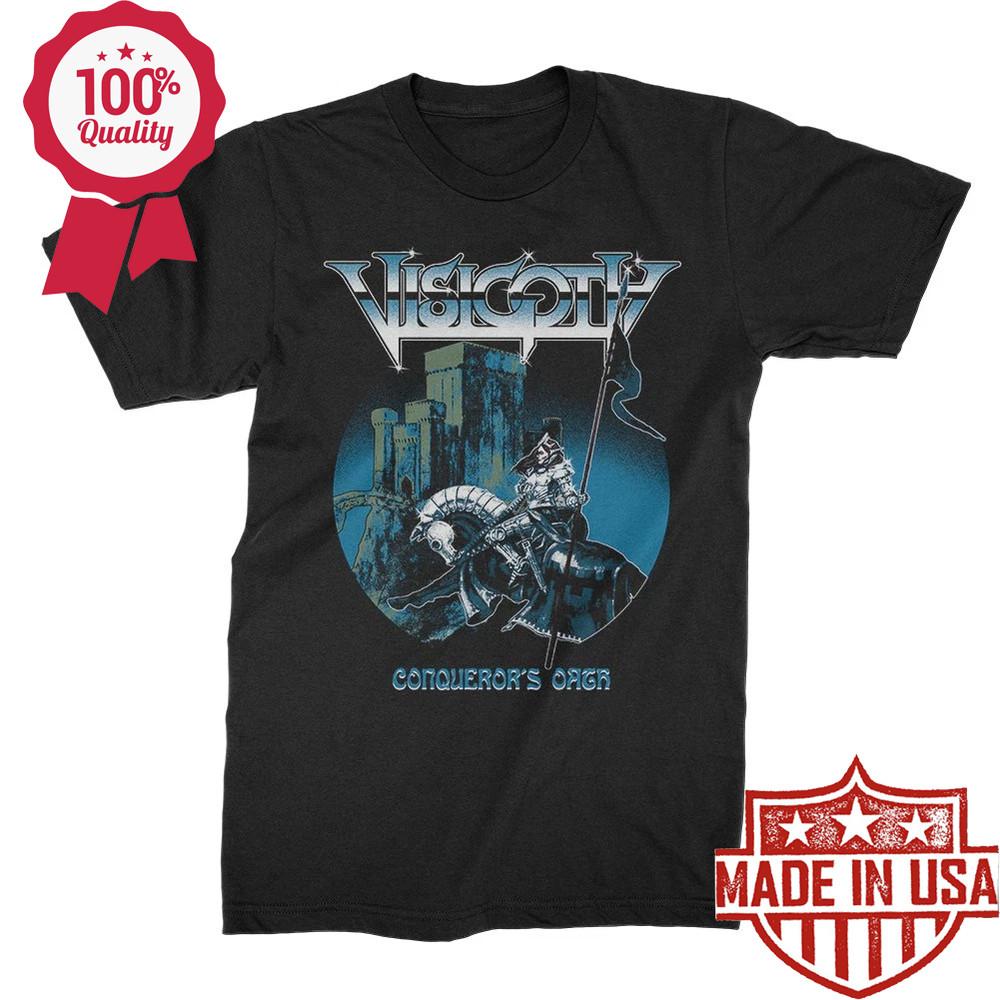 Visigoth Band Black T-Shirt Cotton All Size Short Sleeve Unisex T-Shirt XXXXL