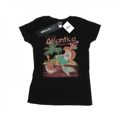 Womens/Ladies The Little Mermaid Greetings From Atlantica Cotton T-Shirt