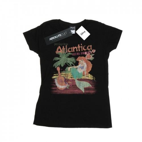 

Disney Womens/Ladies The Little Mermaid Greetings From Atlantica Cotton T-Shirt