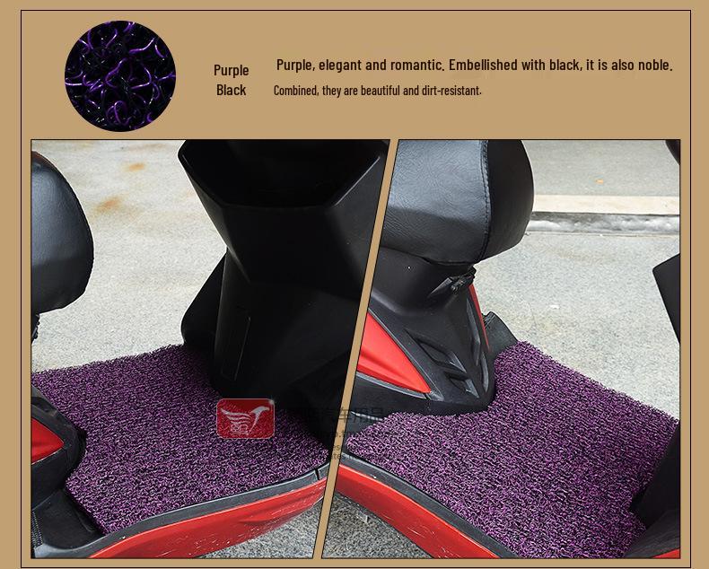 Non-Slip Waterproof Footrest Mat for Xiaxing Sanyang Tini110 Scooter