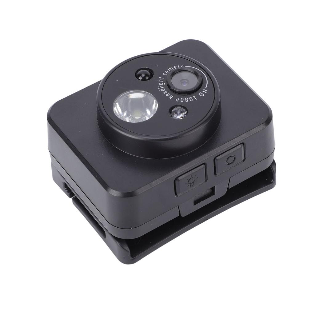 Head Mounted Camera with LED Light 2MP 1080P Video Recording Camera for Outdoor Activities