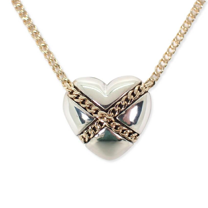 

[Used] TIFFANY 925/14K Heart Pendant/Necklace/j17-11
