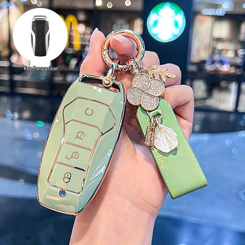 BYD Key Case for Song PLUS/Tang DM/E9 2019/Pro DMi - Female Key Shell & Buckle