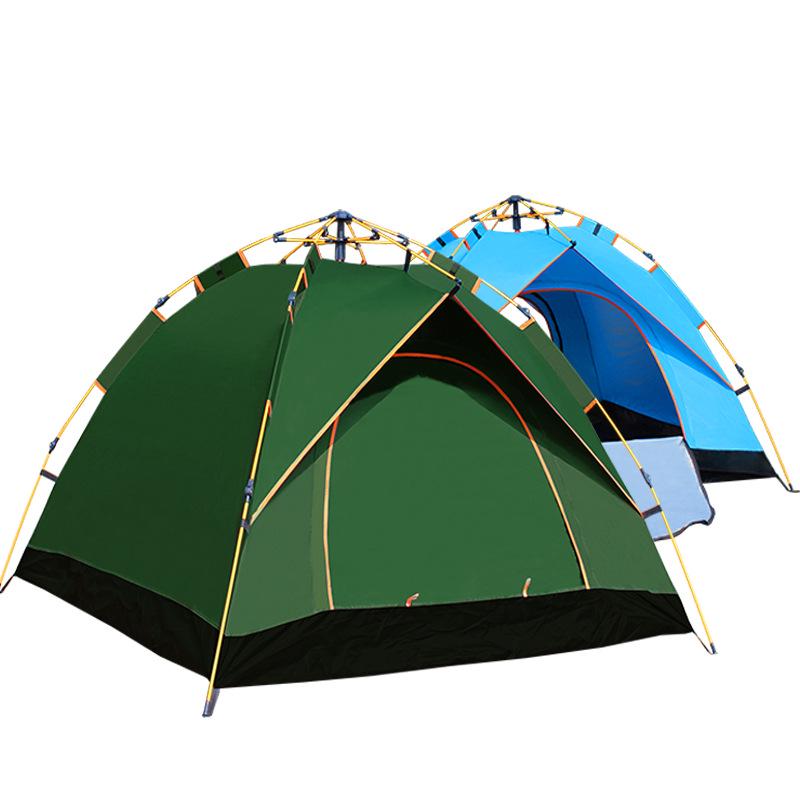Automatic Quick Open 3-4 Person Camping Tent for Indoor/Outdoor Use