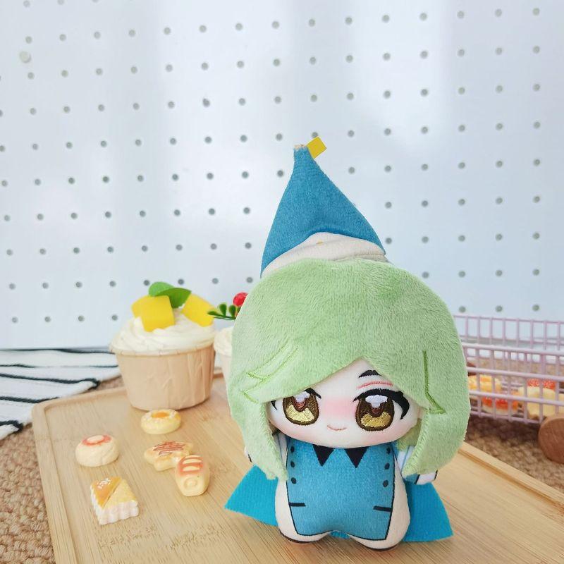 10cm Cute Witch Hat Cotton Plush Pendant Doll Anime Ornament Birthday Holiday Gift For Kids And Fans