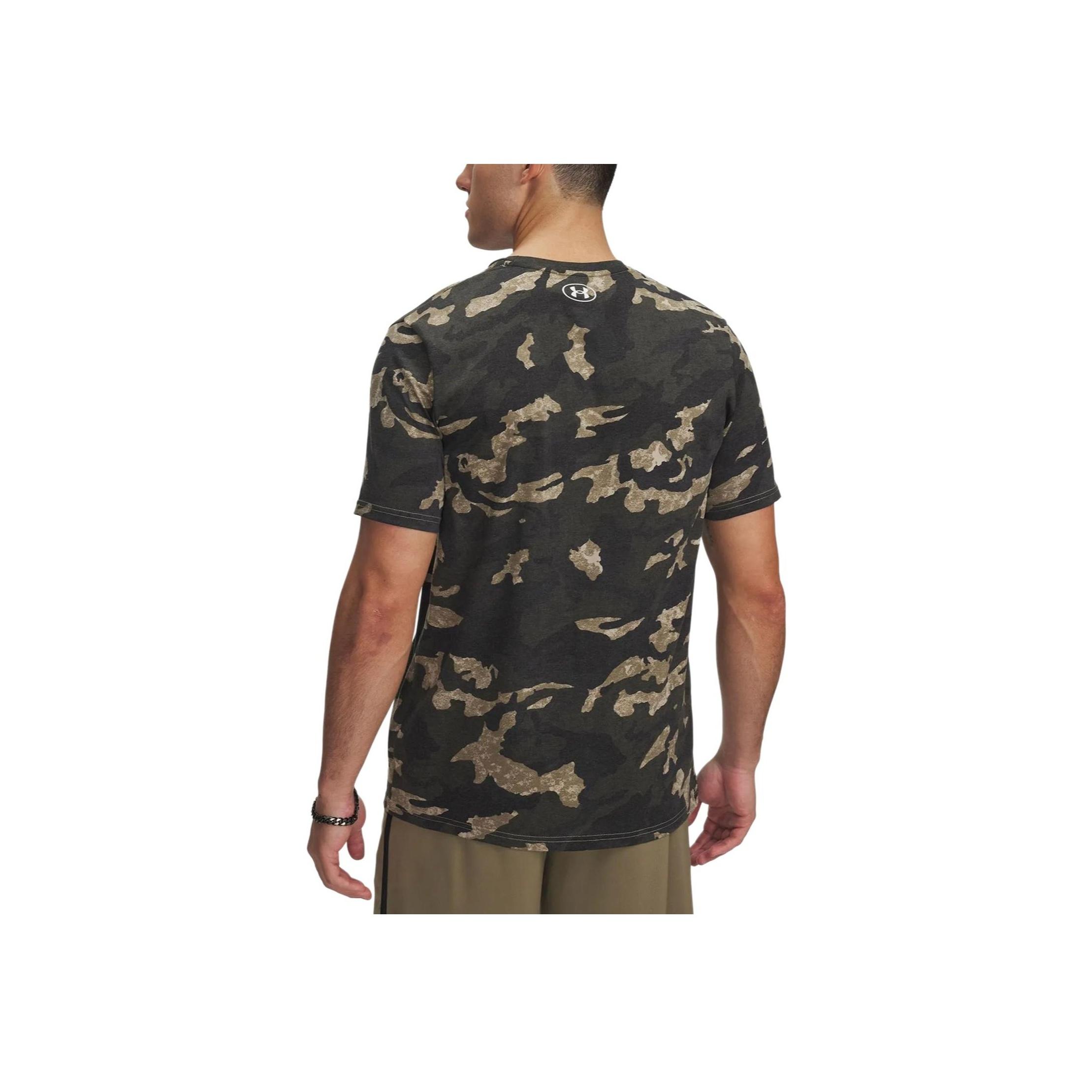 

Under Armour Rock Casual Series Round Neck Comfortable Camouflage Short Sleeve Breathable T-Shirt Men T-Shirts Quartz-Gray 1389898-251 XXL