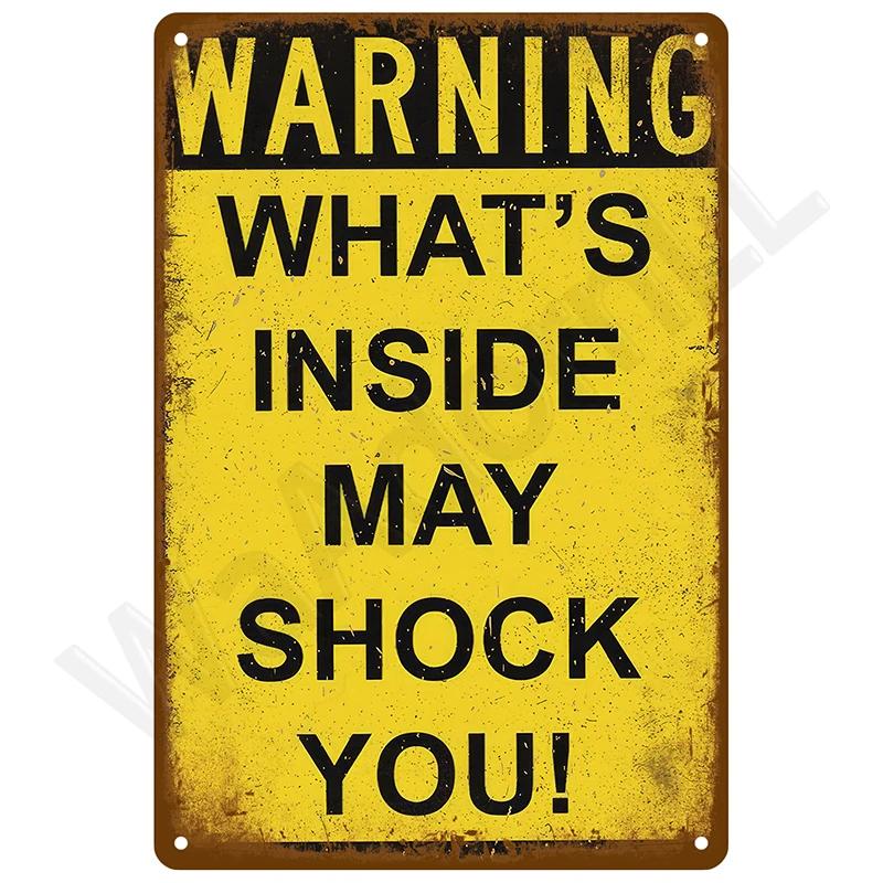 Retro Tin Signs - Luxury Metal Vintage Posters Art Wall Decor for Home/Living Room/Bar