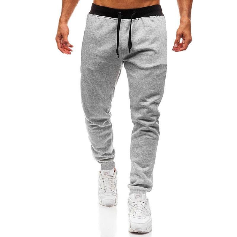 2026 Winter Men Pants Joggers Elastic Waist Casual Fleece Warm Trousers Loose Comfy Workout Tracksuit Sweatpants Sport