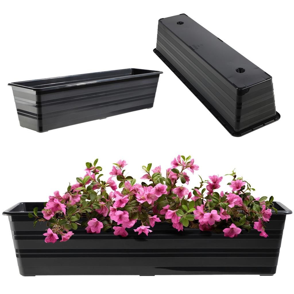 KADAX Doniczka Balkonowa 40cm Skrzynka Na Kwiaty