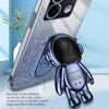For Xiaomi Poco X6 5G/Redmi Note 13 Pro 5G Case Electroplating Astronaut Kickstand Phone Cover