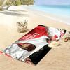 Gabriel Magalhaes Print Beach Towel, Large Soft Quick Dry Towel for Beach Camping Swimming