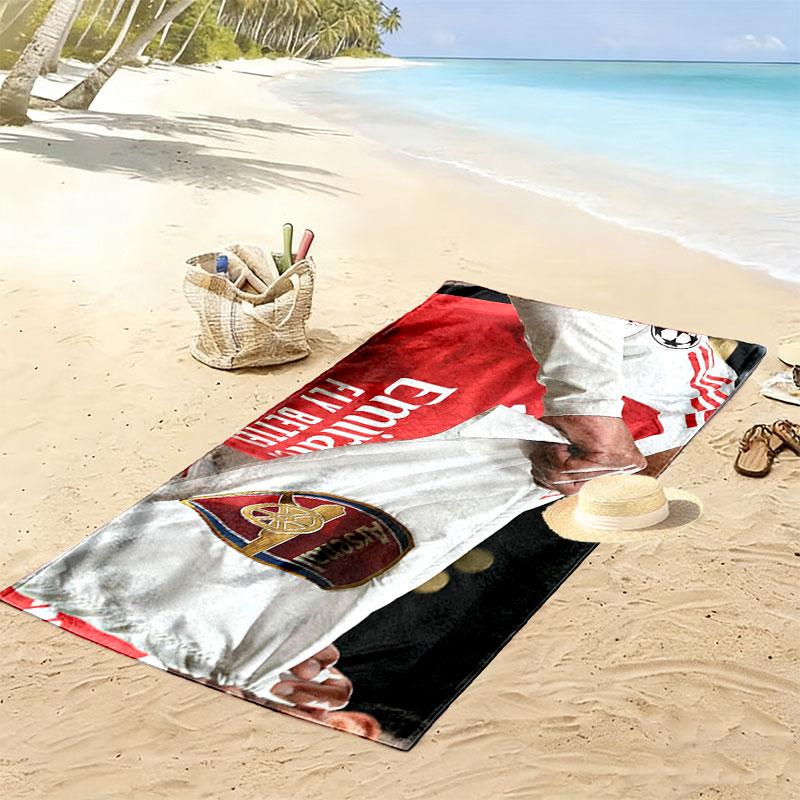 Gabriel Magalhaes Print Beach Towel, Large Soft Quick Dry Towel for Beach Camping Swimming