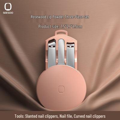 SEESOO Macaron 3-Piece Nail Clipper Set
