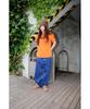 Ialeseuko Blur Logo T-Shirt_Orange