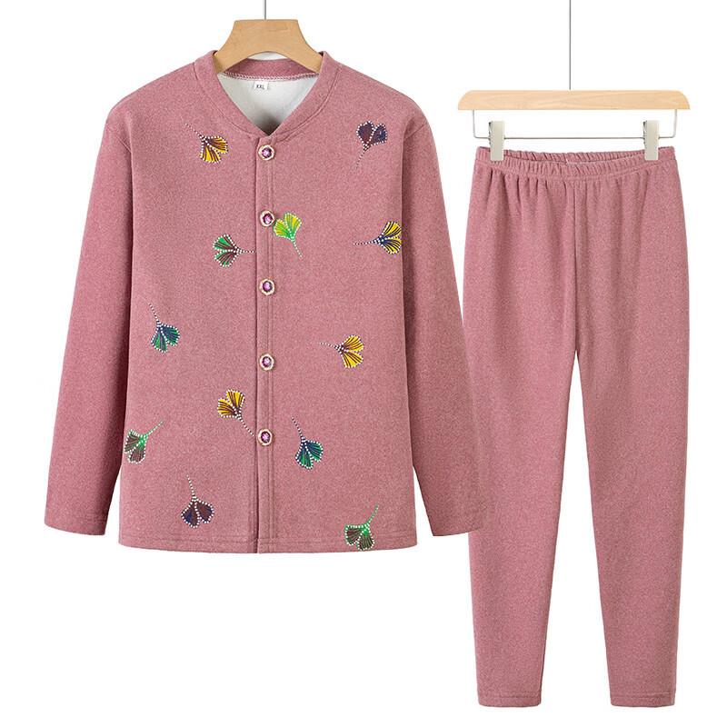 Women's Plus Size Fleece Thermal Underwear Set